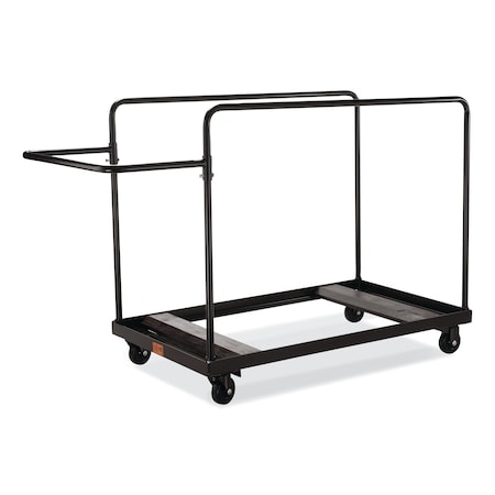 NATIONAL PUBLIC SEATING Folding Table Dolly for Round Tables, 660 lb Capacity, 40.5 x 28 x 61.5, Brown DY71R